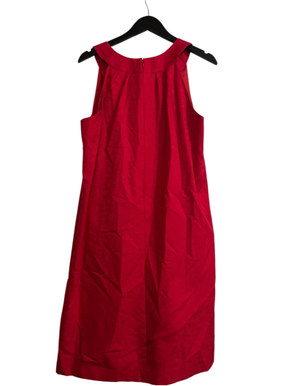 NWT Women's Dana Buchman Red Sleeveless Shift Dress Size 14 - Picture 6 of 7